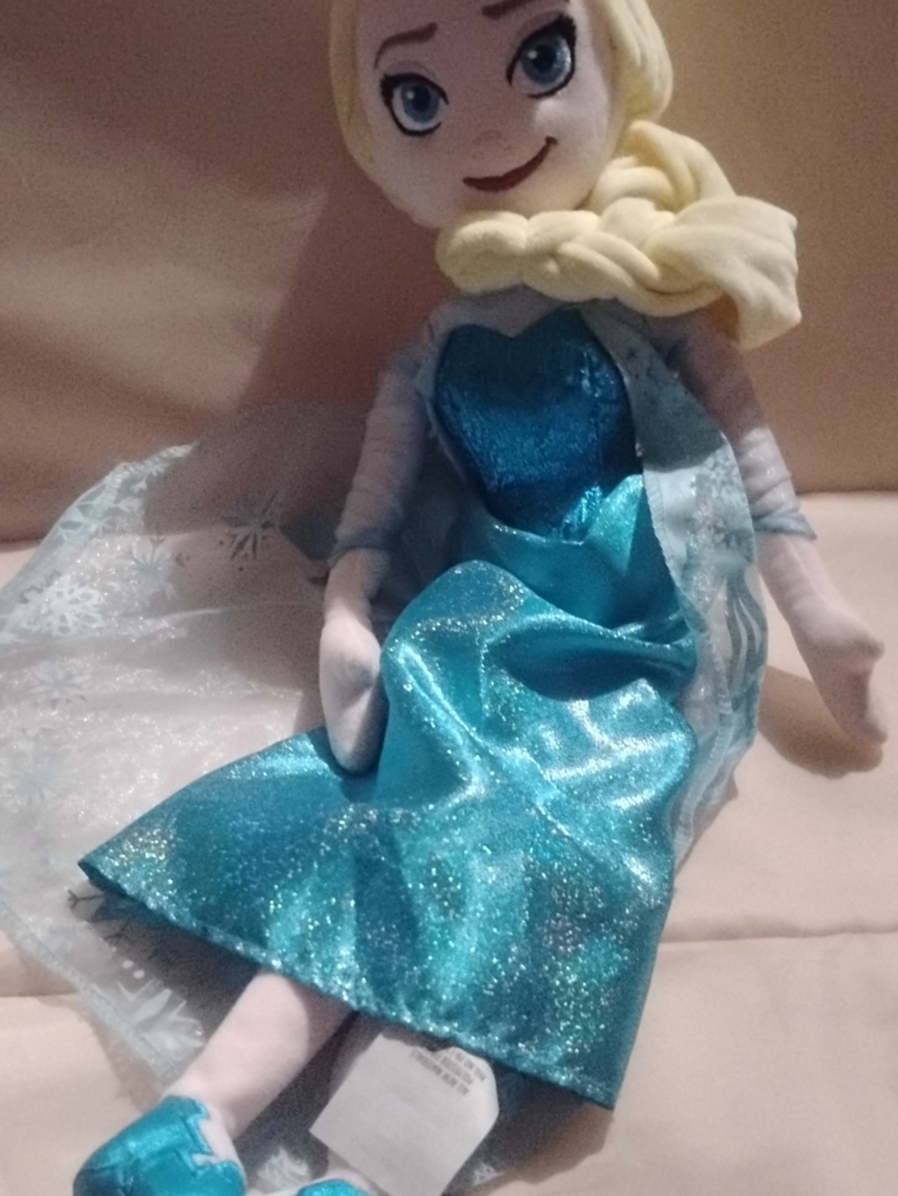 Disney Elsa Sparkle Blue Plush Doll